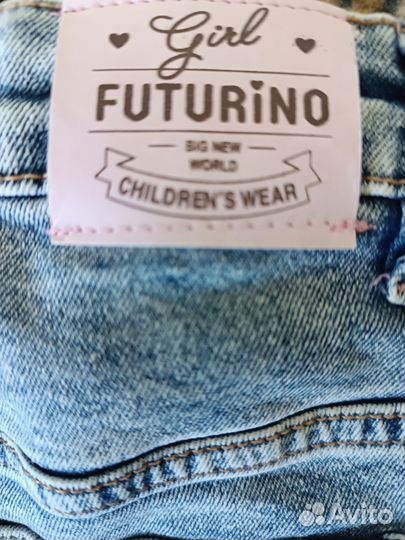 Джинсы для девочки 140