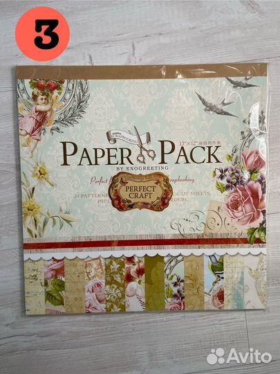 Набор бумаги для скрапбукинга, 30,5х30,5 см, 27 л