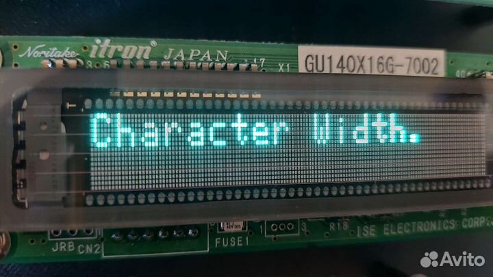 VFD вакуумный флуоресцентный дисплей