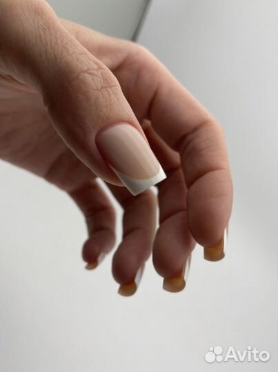 Модель на наращивание ногтей / маникюр гель лак