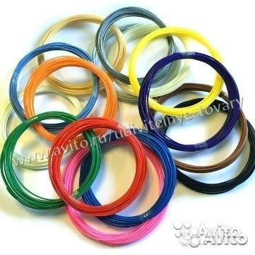 Комплект ABS-пластика 90м. 9 цветов