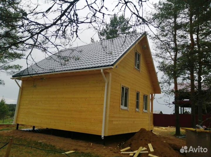 Каркасный дом зимний. Дачный домик утепленный