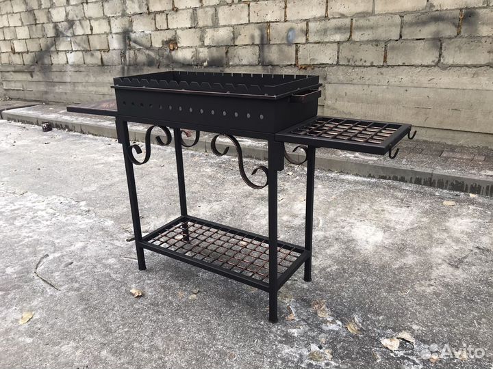 Мангал 4мм с полками арт. -0095