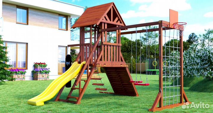Детская площадка без заноз