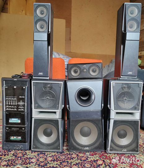 Акустические колонки бу JVC