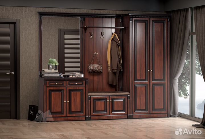 Прихожая с зеркалом