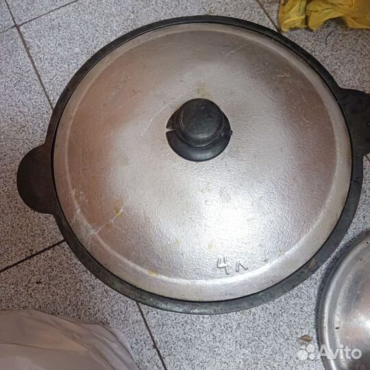 Казан чугун 4-8литра новый