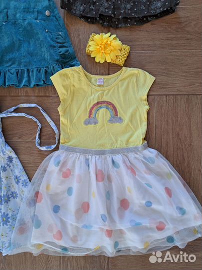 Вещи пакетом для девочки 110 см. 5 лет