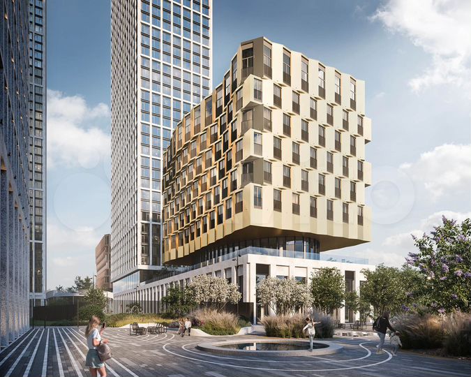 1-к. квартира, 43,6 м², 33/55 эт.