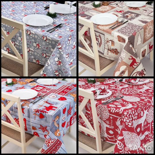 Скатерть новогодняя