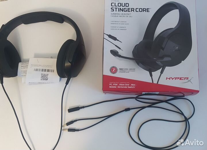 Наушники игровые HyperX Cloud Stinger Core