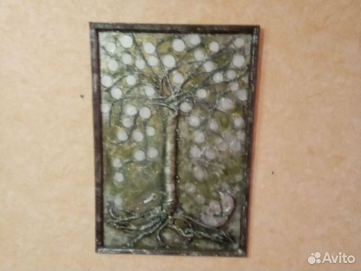 Картина объёмная денежное дерево