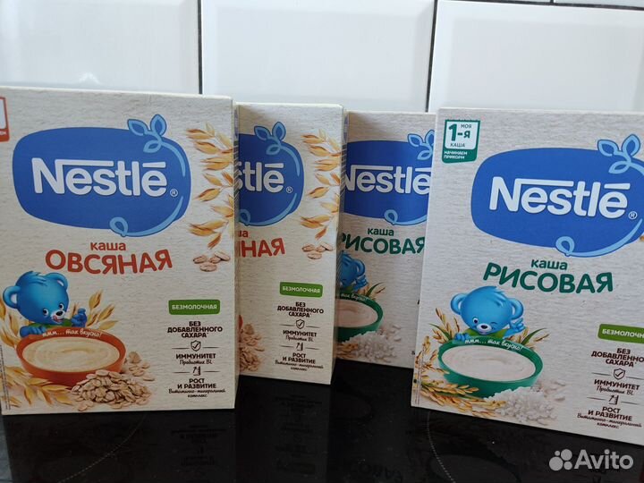 Каша нестле безмолочная