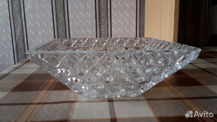 Салатник хрустальный