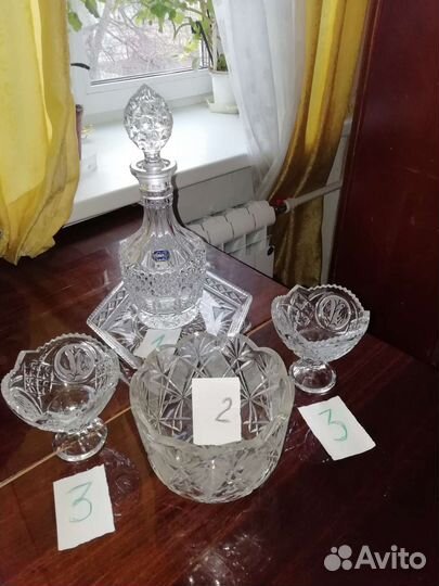 Салатники,вазы,бокалы,графины