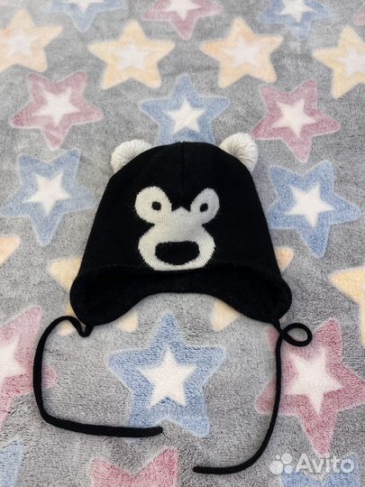 Шапки тёплые детские 44, 46 размер
