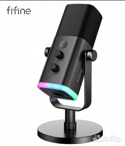 Динамический студийный микрофон Fifine AM8 USB/XLR
