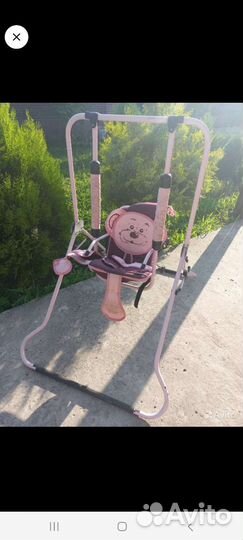 Качеля напольная