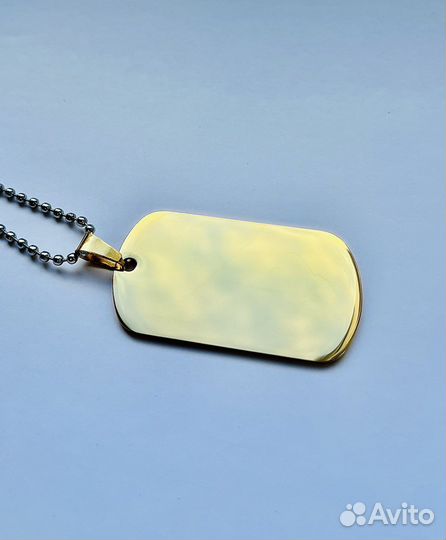 Жетон для гравировки цвет золото