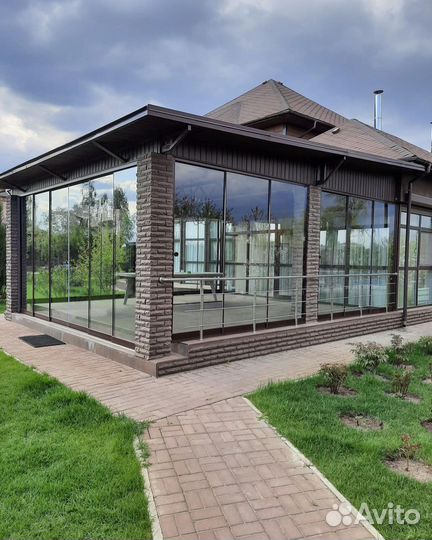 Остеклить беседку