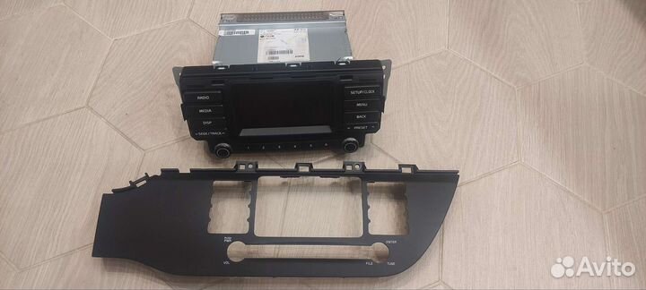 Магнитола kia rio 4 + рамка