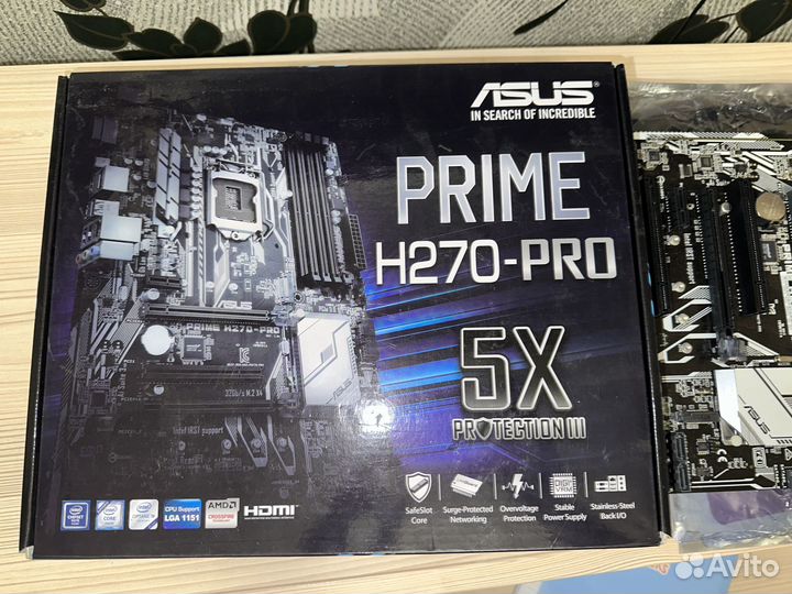 Процессор i5 7400 + Мат. Плата Asus Prime H270-PRO