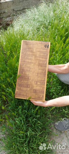 Торцевая разделочная доска из дуба