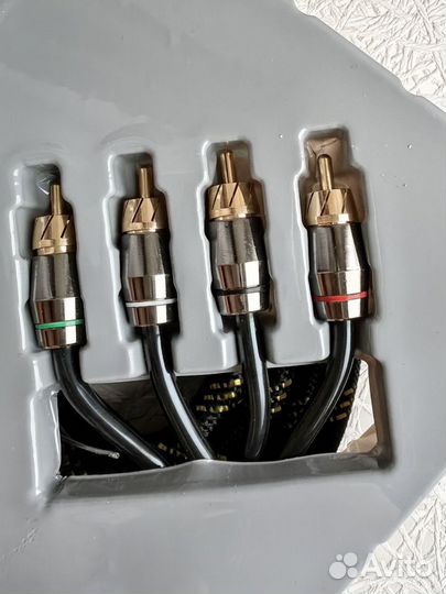 Межблочный кабель 4 rca 3.5м новый