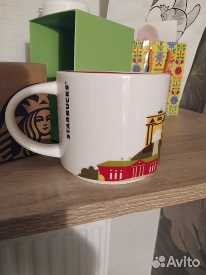 Кружка starbucks Москва Moscow новая 414мл