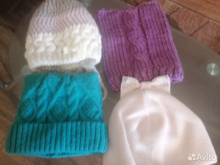 Шапочки для девочки. 5 лет