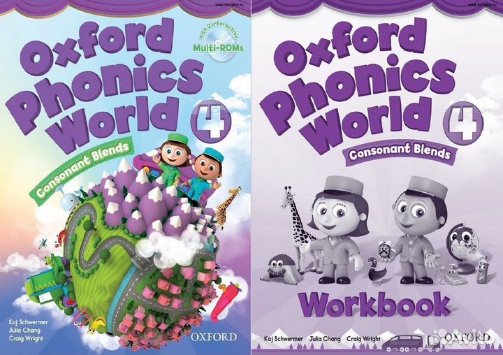 Oxford Phonics World 4 Classboоk+Wоrkbook комплект
