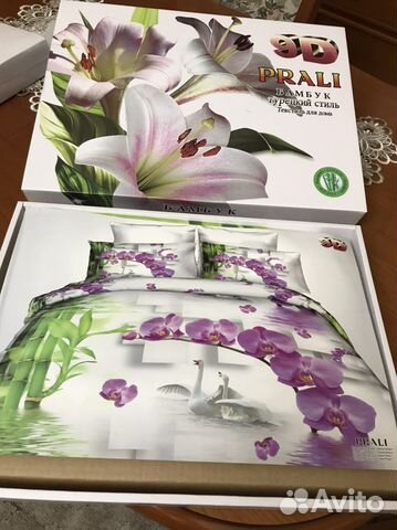 Комплект пастельного белья, махровый