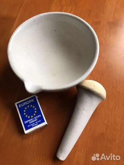 Старинная ступка с пестиком