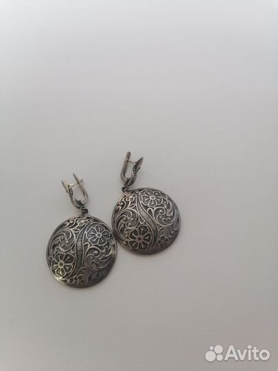 Серебряные серьги