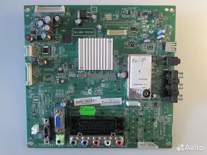 Платы Main Philips Sony Panasonic Sharp Toshiba