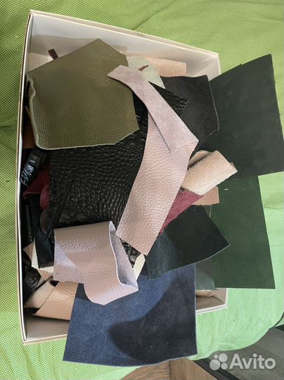 Обрезки натуральной кожи