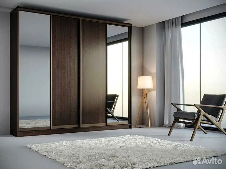 Шкаф купе разных цветов