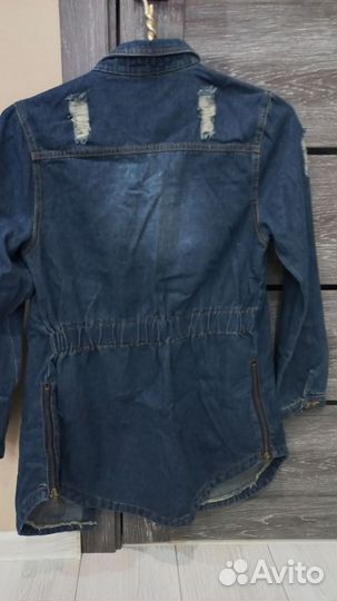 Джинсовая куртка женская