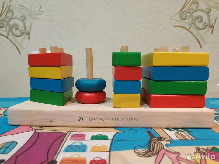 Развивающие деревянные игрушки