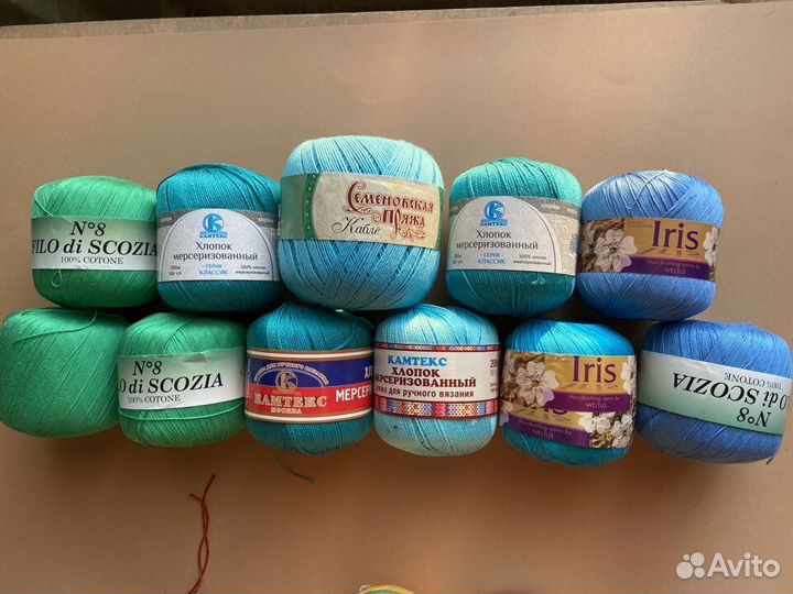 Мерсеризованный хлопок в ассортименте