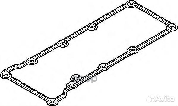 Прокладка крышки гбц полиакриловый каучук 02654