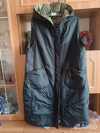 Жилет женский удлиненный 54