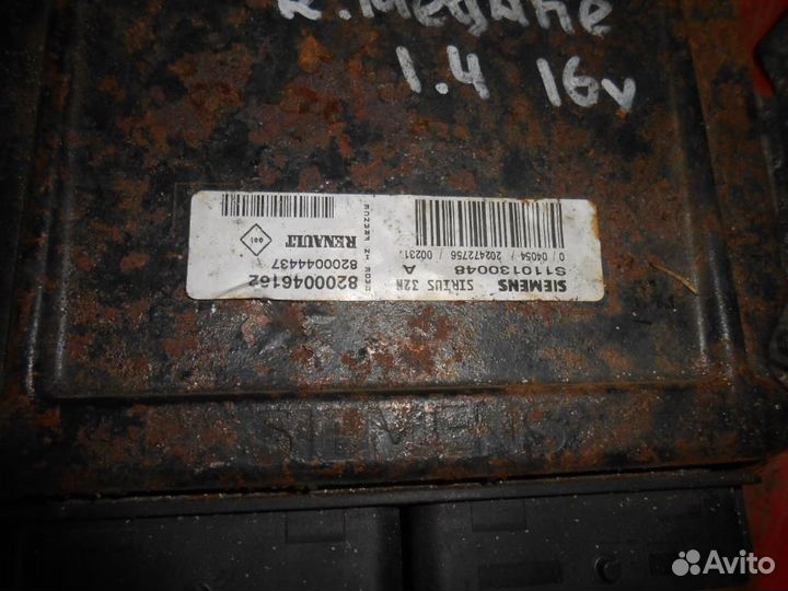 Блок управления двигателем Renault Megane