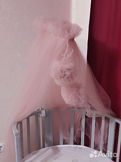 Балдахин и матрасик на пеленальный столик