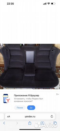 Сидение заднее Фольксваген универсал B 5