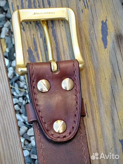 Кожаный ремень премиум класса 