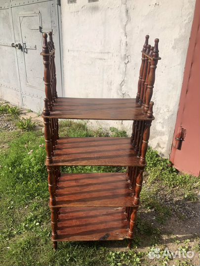 Этажерка СССР Дерево. В реставрацию