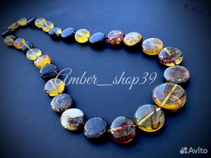 Бусы из янтаря