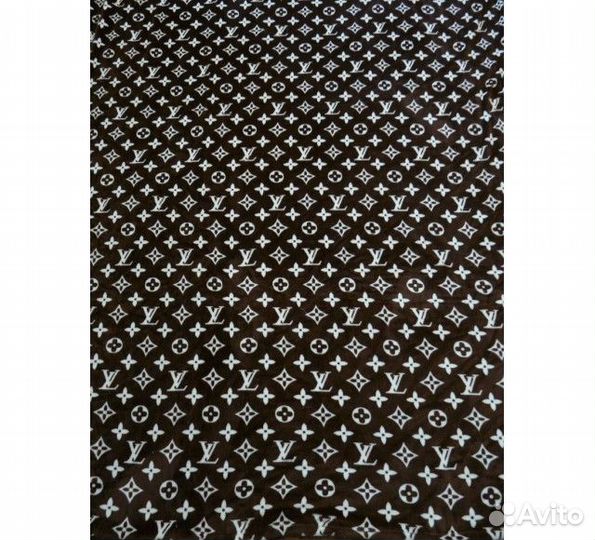 Шоколадный плед Louis Vuitton 200х220 реплика