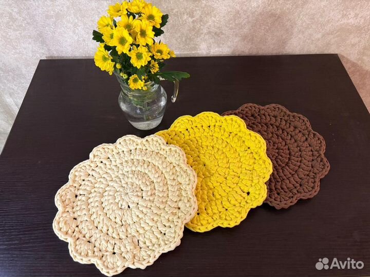 Салфетки вязаные крючком